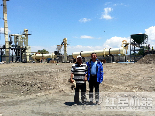 河南紅星技術(shù)專家親臨環(huán)保石灰窯安裝現(xiàn)場(chǎng)