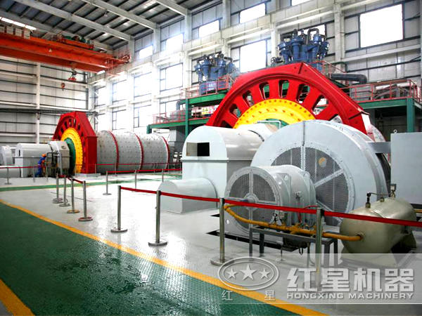 改造后球磨機現(xiàn)場圖