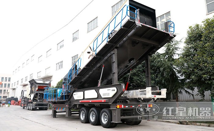 大型車載式制砂機(jī)裝置振動(dòng)篩