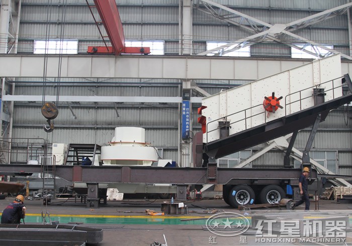 紅星打沙機安裝現(xiàn)場