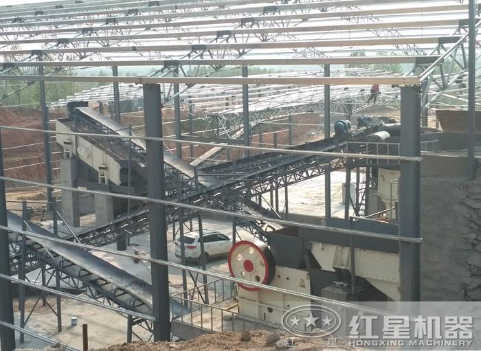 石料破碎生產(chǎn)線，設(shè)備展示