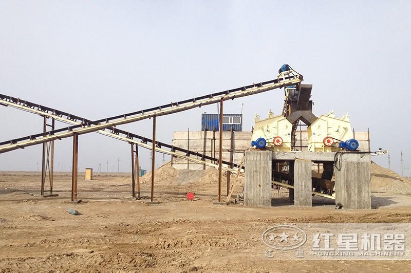 大型砂石料生產(chǎn)線中細碎階段