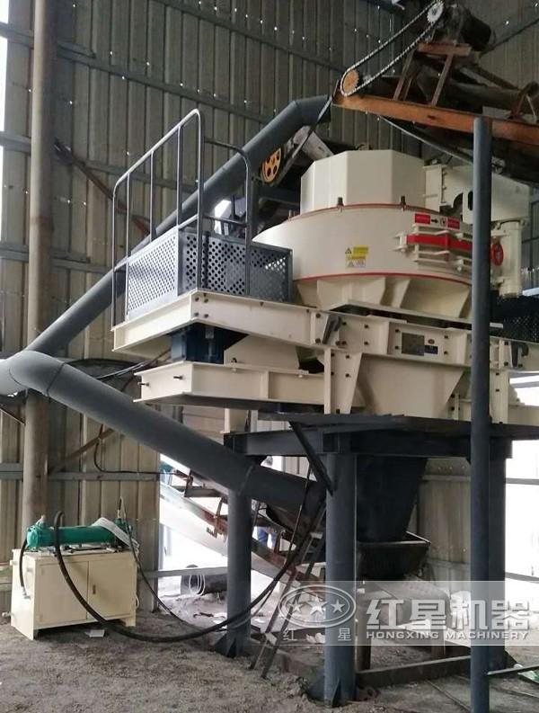 鵝卵石制砂機(jī)生產(chǎn)現(xiàn)場