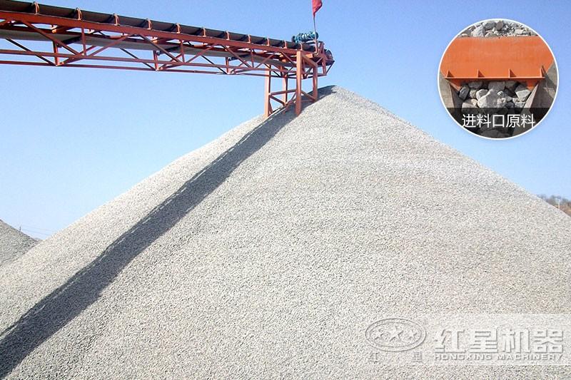 山東打石頭現(xiàn)場(chǎng)，物料展示