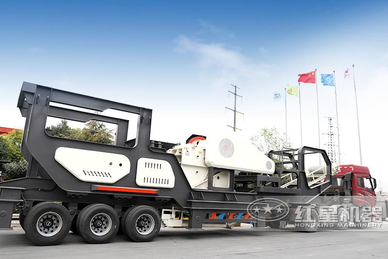 紅星車載移動打石子機(jī)發(fā)貨中
