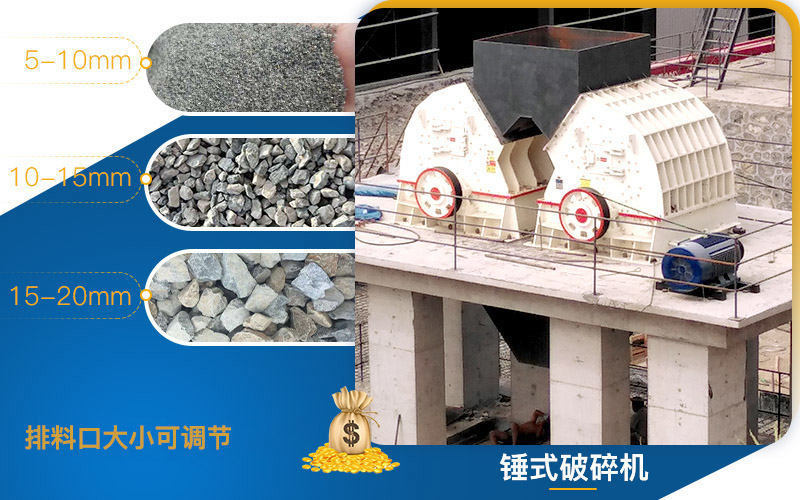 錘破可自成一條生產(chǎn)線，減輕投資成本