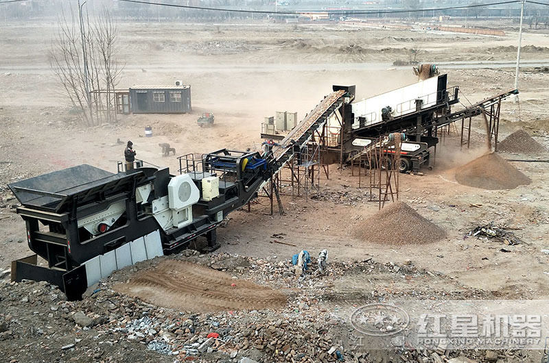 車載碎石機(jī)配置不同，成品粒度不同