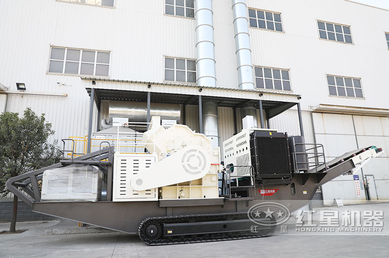 細(xì)碎履帶式移動(dòng)制沙機(jī)，一鍵操控更智能