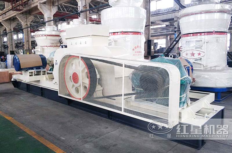 對輥式制砂機，體積小，移動方便