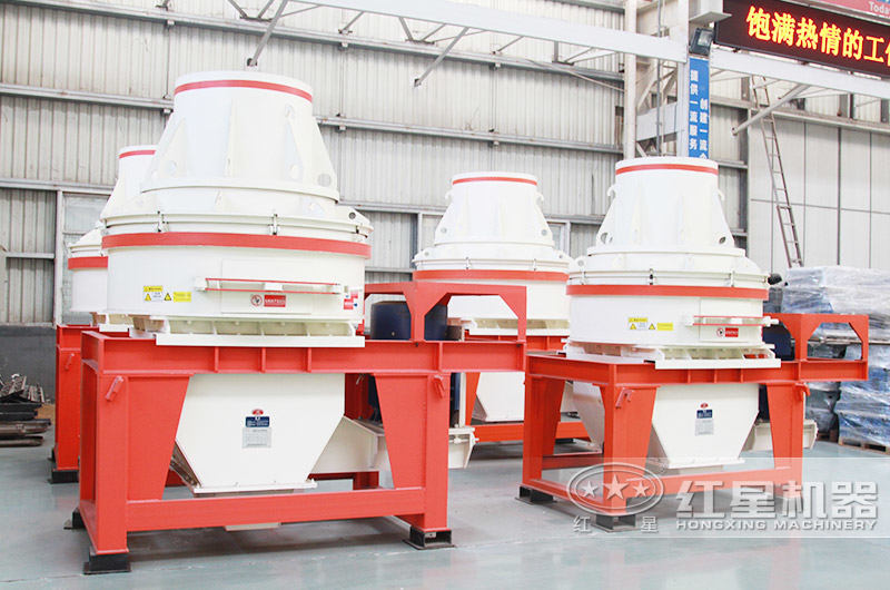 直通沖擊式制砂機，體積小，移動方便