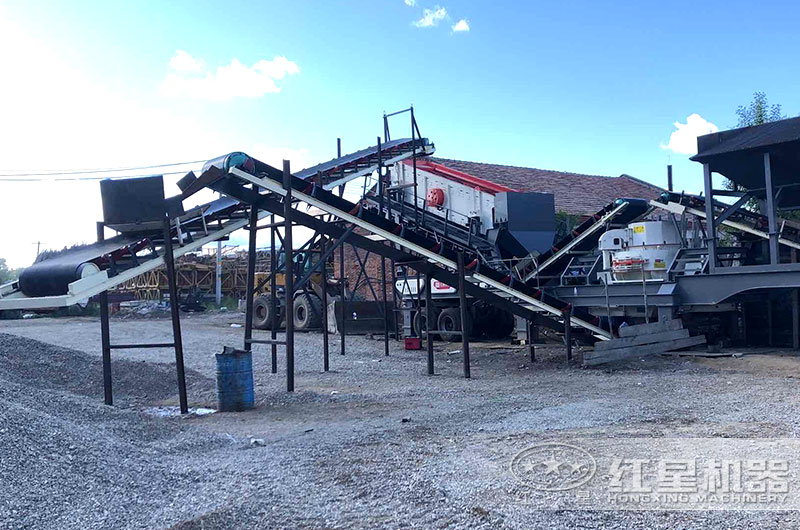 移動式制砂機，車頭拉著即可移動，更智能