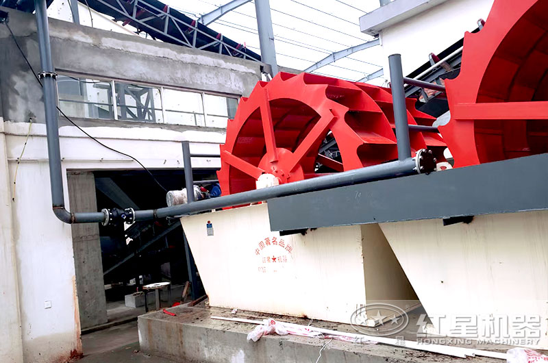 附帶洗砂機(jī)設(shè)備，洗凈度高達(dá)99%